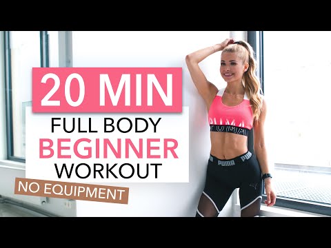 20 MIN FULL BODY WORKOUT – Beginner Version // No Equipment I Pamela Reif