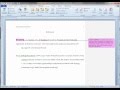 Formatting an APA Reference List with Hanging Indent in MS Word