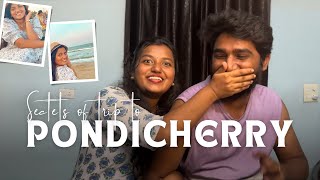 Pondicherry trip under budget | couple travel | our first trip | anniversary | shisha couple