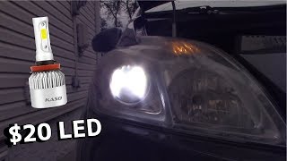 $20 LED Headlight Review | KASO H11 LED Headlight (3 Year Warranty)