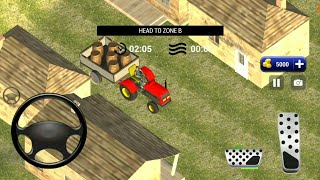 Tractor farming android gameplay | Viral latest games | Load tractor arrived to destination #tractor