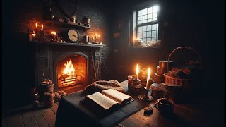 Cozy Fireplace Bible Reading | Soothing Audio Scripture for Relaxation \u0026 Inspiration (NO MUSIC)