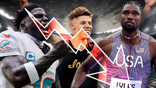 Kalen Walker \u0026 Noah Lyles Proves Tyreek Hill Is Slow Asf!