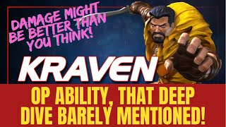 Kraven The Hunter Deep Dive Glances Over Perhaps THE Most Important Part Of Root Mechanic!