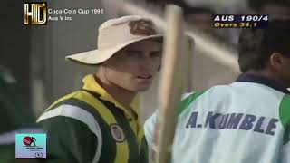 India Australia Semi Final Coca Cola Cup 98 Sharjah Desert Storm