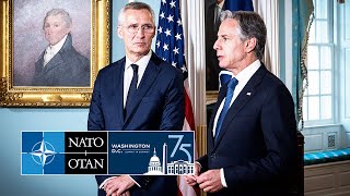 NATO Secretary General with 🇺🇸 US Secretary of State Antony J. Blinken, 09 JUL 2024