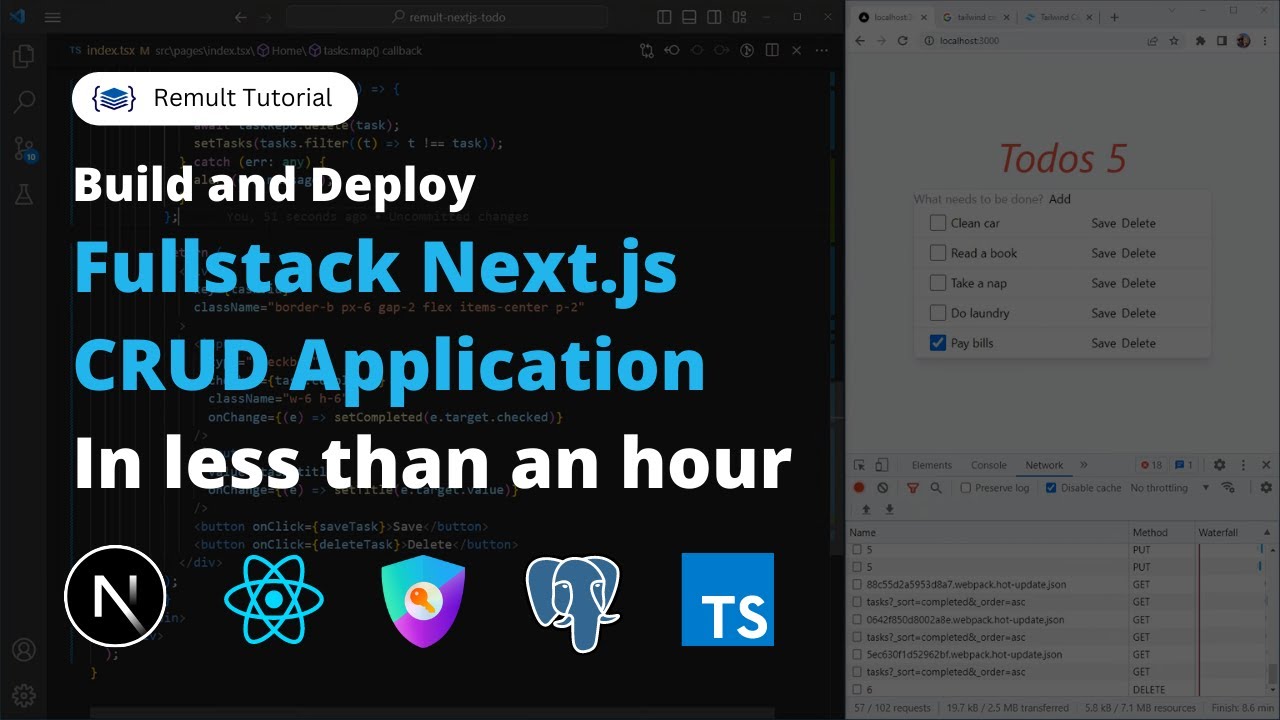 Build A Full-Stack Next.js Application And Deploy To Vercel - YouTube