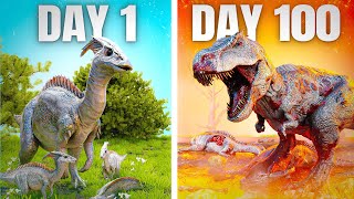 Simulating a Dinosaur Ecosystem for 100 Days