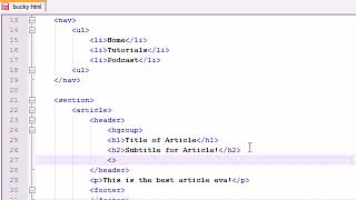 HTML5 Tutorial 4 Adding the Meat!