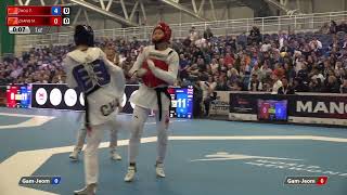 314 R-16 W-67kg 🔵 ZHOU Zeqi CHN vs 🔴 TZHANG Mengyu CHN I Manchester 2022 World Taekwondo GP