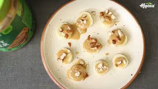 2 steps easy dessert recipes | Peanut Banana Bliss Bites