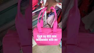 Pack my BEIS mini weekender with me #packingtips #packingideas #minivlog #beistravel #packwithme