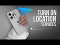 How to Turn Live Location Services on iPhone (tutorial)