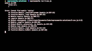 ExpressWorks: 5. CSS with Stylus [Solution]