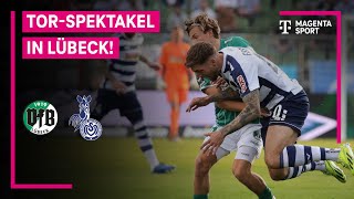 VfB Lübeck - MSV Duisburg, Highlights mit Live-Kommentar | 3. Liga | MAGENTA SPORT