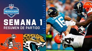 Cleveland Browns vs Jacksonville Jaguars | NFL Game Highlights 2021 Pretemporada Semana 1