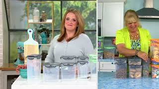 LocknLock 7-Piece Stackable Pantry Storage Set on QVC