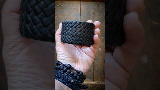 SHANI Braided Leather Cuff, Etsy Shop #shortvideo #handmade #leatherbracelet Sexy Skins Leather