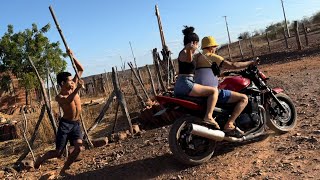 LEVY DA VOLTINHA COM A MULHER DO BRUTINHO NA MOTO NOVA E DEU NISSO