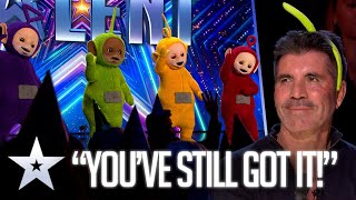 The Teletubbies have come to play! | Unforgettable Audition | Britain's Got Talent