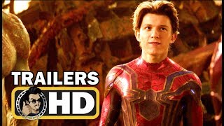 AVENGERS: INFINITY WAR - All Official Trailers (2018) Marvel Movie HD