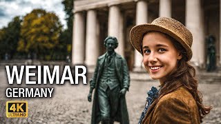 WEIMAR 🇩🇪  Germany - Walking Tour 4K UHD