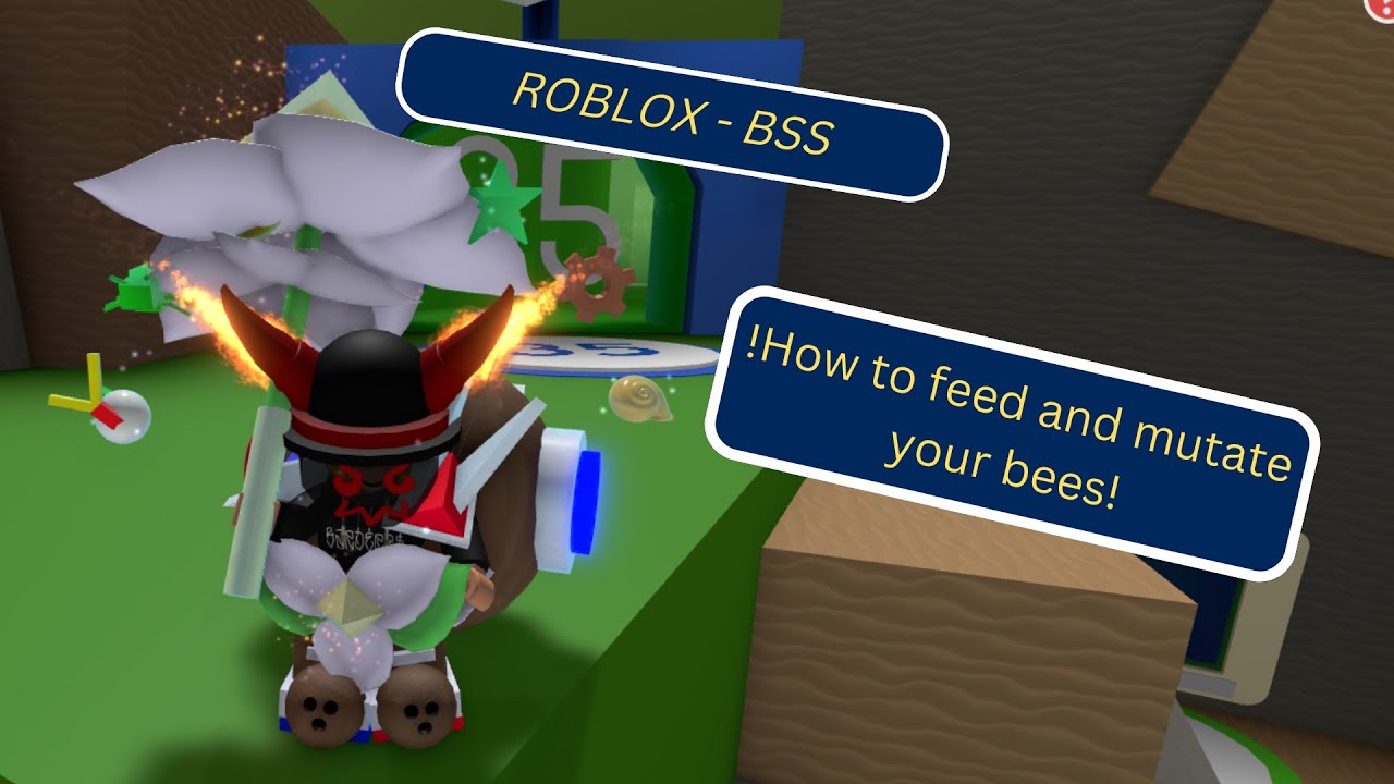 LEVEL UP BEES! Mutation And Feeding Bees! #beeswarmsimulator #roblox # ...