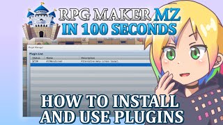 How to Install and Use Plugins // RPG Maker MZ In 100 Seconds