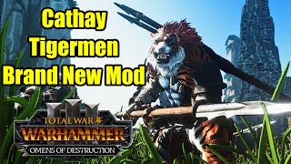 This NEW Mod Adds TIGERMEN To Grand Cathay - New Lord, Heroes \u0026 Units - Total War Warhammer 3