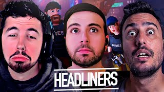 Juego de MIEDO con FARGAN, VEGETTA y Willyrex en Headliners