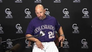 LAD@COL: Weiss on Blackmon being selected for ASG