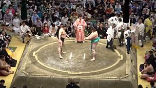 若元春 vs 琴ノ若 【大相撲五月場所令和四年】千秋楽 2022/05/22 WAKAMOTOHARU  vs KOTONOWAKA [Grand Sumo] 現地観戦