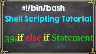 if else if Statement with Best Example | Shell Scripting Tutorial