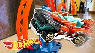 La course d'obstacles de la jungle des dinos !🦖😱 | Labs Unlimited | @HotWheelsFrance