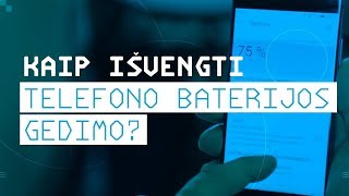 Kaip išvengti telefono baterijos gedimo?