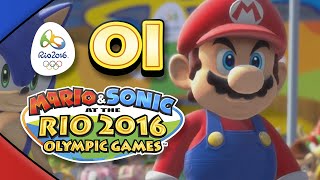 Mario and Sonic at the Rio 2016 Olympic Games for Wii U: Part 01 - Football (4-Player)