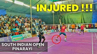 KOLLAM VINOD/ADITYA VARMA VS SARANG/TEJAS- AKG SOUTH INDIAN OPEN BADMINTON TOURNAMENT- PINARAYI