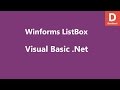 Visual Basic .Net ListBox Control