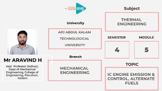 ASAP Engineering Session 29 | 𝐌𝐄 | 𝐒𝟒 | 𝐈𝐂 𝐄𝐧𝐠𝐢𝐧𝐞 𝐄𝐦𝐢𝐬𝐬𝐢𝐨𝐧 \u0026 𝐂𝐨𝐧𝐭𝐫𝐨𝐥, 𝐀𝐥𝐭𝐞𝐫𝐧𝐚𝐭𝐞 𝐅𝐮𝐞𝐥𝐬 - 𝐌𝐫 𝐀𝐫𝐚𝐯𝐢𝐧𝐝 𝐇