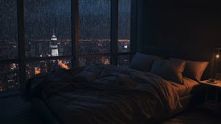 Rain Sounds for Sleeping | Beat Stress & Goodbye Insomnia in 1 Minutes with Heavy Rain for Relax