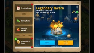 #RoK - Legendary Tavern - 85 Spins - It hates me, but worth the tries.  30k gems for 24 sculps?