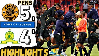 Kaizer Chiefs Vs Mamelodi Sundowns Highlights - Home of Lagends Cup | Chiefs Win on Pens