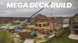 COMPLETE LUXURY DECK BUILD | Construction ASMR | KBUILD Series