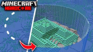 I Drained an OCEAN MONUMENT in Minecraft Hardcore (Hindi)