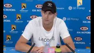 Melbourne 2009 - Thursday Federer, Roddick Interviews