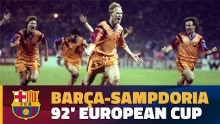 💥🏆 FIRST CHAMPIONS LEAGUE!! Barça 1-0 Sampdoria | EXTENDED HIGHLIGHTS