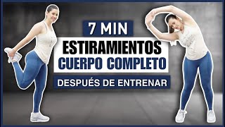 ESTIRAMIENTOS DE TODO EL CUERPO PARA DESPUES DE HACER EJERCICIOS | NatyGlossGym