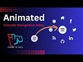 Animated Circular Navigation Menu using Html CSS & Javascript  Simple Radial Menu