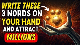 Write These 3 Numbers on Your Hand—Ancient Buddhist Secret to Attract Money and Abundance Instantly