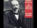 ricardo requejo manuel de falla 1876 1946 the complete works for piano solo